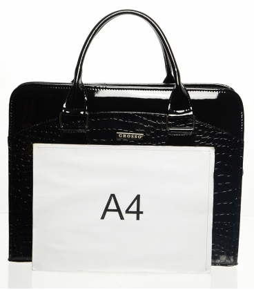 Černá elegantní taška na notebook ST01