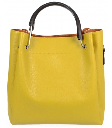 Žlutá elegantní kabelka V18SM085YEL- GROSSO