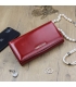 Dámska sýto červená lakovaná peňaženka GREGORIO