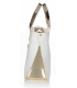 Bílo zlatá elegantní kabelka V18SM101- GROSSO