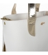 Bielo zlatá elegantná kabelka V18SM101- GROSSO