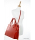 Červená elegantní taška na notebook ST01 kroko - Grosso