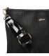 Černá crossbody kabelka s jemným vzorem JCB0009black