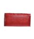 Dámská lakovaná červená peněženka s lesklým květinovým vzorem GROSSO