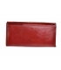 Dámská červená lakovaná peněženka s motivem listu GROSSO