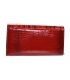 Women's red lacquered wallet with a GROSSO butterfly motif