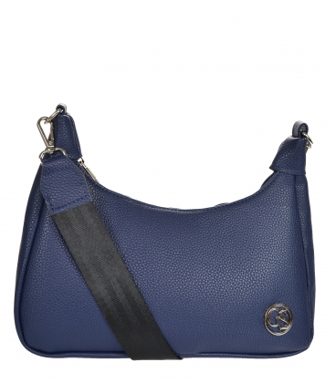 Sötétkék stílusos crossbody kézitáska CS0002blue GROSSO