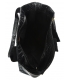 Black braided leather shopper bag GSKV067black GROSSO