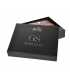 Men's leather black wallet with red stripe GROSSO TM-100R-035cognac