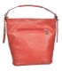 Red leather handbag with fringes GSKK020red GROSSO