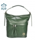 Zöld bőr táska rojtokkal GSKK020zöld GROSSO
