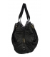 Black larger sporty-elegant quilted handbag Grosso 19B017black