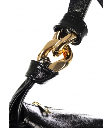 Black and gold handbag with decoration GS21V0004blackgold Grosso