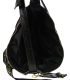 Černo-zlatá kabelka s ozdobou GS21V0004blackgold Grosso