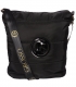 Černá kabelka s prošíváním Grosso 19B016blackquilted