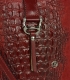 Piros bőr crossbody kézitáska KM031red GROSSO BAG