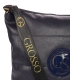 Dark blue handbag with Grosso 19B016bluequilted quilting
