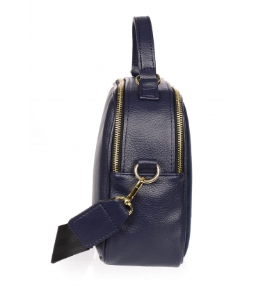 Blue smaller handbag with gold Grosso applications JCS0013blue