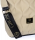 Cream handbag with quilting 19B018cream Grosso