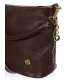 Burgundy smaller leather crossbody handbag 15MC004bordo GROSSO