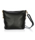 Black smaller leather crossbody handbag 15MC004bordo GROSSO