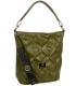 Olive green handbag with quilting 18B019green Grosso