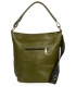 Olivovo zelená kabelka s prešívaním 18B019green Grosso