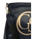Modrá crossbody taška se zlatým GS znakem GSC189blue - Grosso