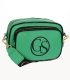 Zöld kereszttestű kézitáska Grosso logóval és szíjjal JCS0011green