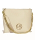 Béžová crossbody kabelka se zlatým řetízkem a řemínkem Grosso C22Mbeige