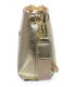 Zlatá crossbody kabelka se zlatým řetízkem a řemínkem Grosso C22Mgold