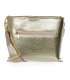 Gold crossbody handbag with gold chain and Grosso strap C22Mgold