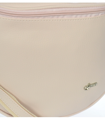 Powder-pink crossbody handbag GROSSO 20M006puder