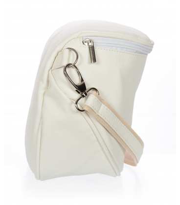 White simple crossbody handbag GROSSO 20M006white