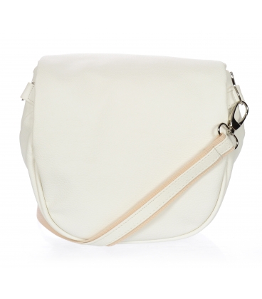 White simple crossbody handbag GROSSO 20M006white