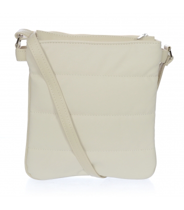 Krémová prešívaná crossbody kabelka Grosso M188creamquilted