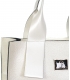 Pearl larger square shopper handbag Grosso 11b014 Pearl