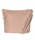 Pink smaller crossbody handbag with gold applications GSMC212 pink