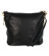 Fekete kisebb crossbody kézitáska arany applikációkkal GSMC212 black