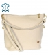 Beige smaller crossbody handbag with gold applications GSMC212GSMC212 bege