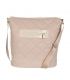 Beige handbag with quilting Grosso 19B016
