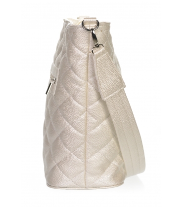 Pearl quilted crossbody handbag Grosso 19B016pearl