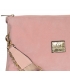 Ružová dvojkomorová kabelka so zlatou retiazkou LPF0211