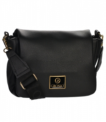 Black simple crossbody handbag JFS0201blck