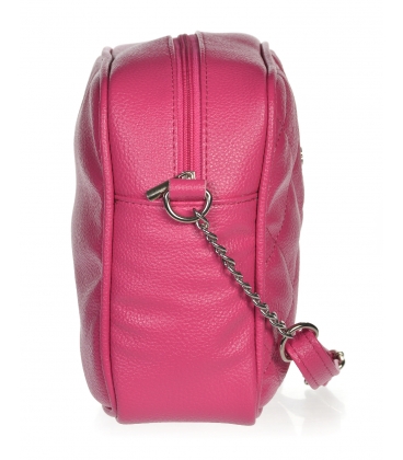 Fuxiová prešívaná crossbody kabelka Grosso JCS0012fuxia