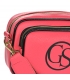 Fuchsia crossbody handbag with Grosso logo and strap JCS0011fuxia