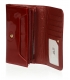Női egyszerű piros lakkozott pénztárca GROSSO 111