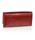Női egyszerű piros lakkozott pénztárca GROSSO 76110