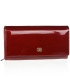 Women's simple red lacquered wallet GROSSO 76110