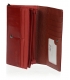 Női egyszerű piros lakkozott pénztárca GROSSO 88020